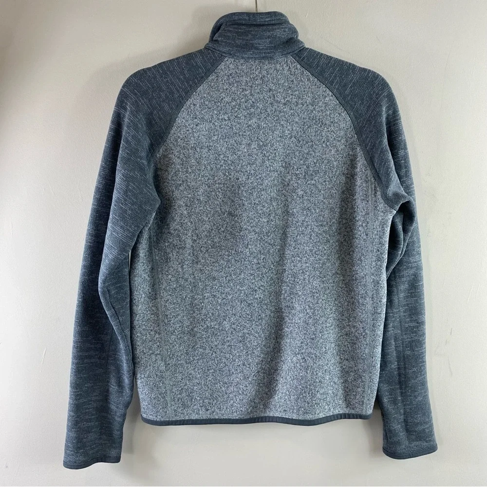 Patagonia Men’s‎ Better Sweater Quarter Zip Pullover Fleece Gray Small
